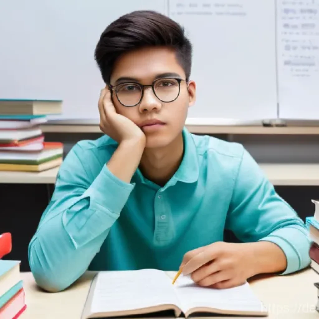 미술문화기획사의 자격 시험 대비 그룹 스터디 후기 - **Prompt:** A young adult, around 20 years old, sitting at a clean, well-lit desk. Initially, they a...